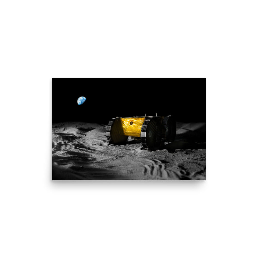 Here Comes The Moon Poster - Matte
